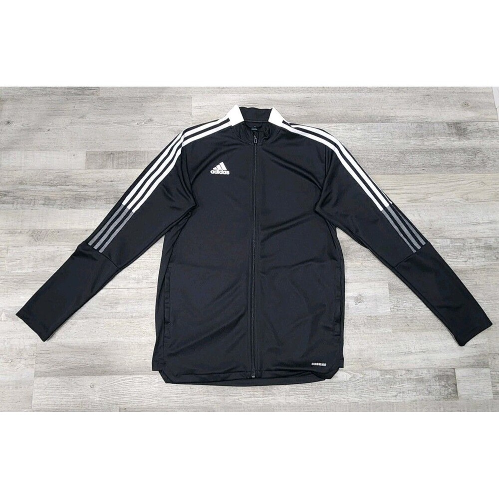Adidas Men's Tiro 21 Track Jacket Aeroready Sports Black Sizes Large